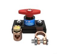 Manual Car Battery Disconnect Switch 100A Power Off Kill Isolator for 12V 24V Vehicles Trucks RVs Boats Trailers Anti Theft