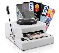 Manual Card Embosser for Personalized Gift, Credit, and ID Cards - Compact, Easy-to-Use Design for Custom Coding and Printing