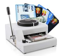 Manual Card Embosser Printer for Gift, Credit, and ID Cards, 72 Characters Capacity, Durable Stamping Machine for Personalized Card Creation