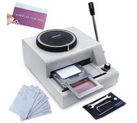 Manual Card Embossing Machine for Personalized PVC and Letter Cards, DIY Embosser Tool for Custom Coding and Printing
