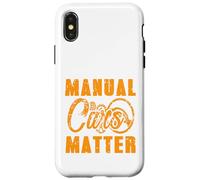 Manual CARS Matter Retro Vintage Car Mechanic Design Present Case for iPhone X/XS
