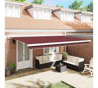 Manual Cassette Awning Retractable Window Canopy Shade Patio Awning vidaXL