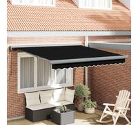 Manual Cassette Awning Retractable Window Canopy Shade Patio Awning vidaXL
