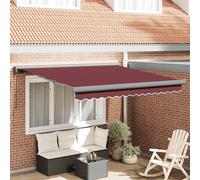 Manual Cassette Awning Retractable Window Canopy Shade Patio Awning vidaXL