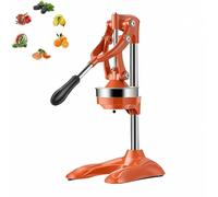 Manual Cast Iron Citrus Juicer, Large Orange Lemon Lime Press, Easy Clean for Fresh Juice
