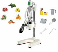 Manual Cast Iron Citrus Juicer, Large Press for Orange, Lemon, Lime, Pomegranate, Easy Clean Kitchen Tool