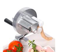 Manual Cavatelli Maker Machine, Portable Handheld Wireless Noodle Machine, Stainless Steel Macaroni Maker with Handle for Household
