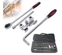 Manual CCD Cable Bender, Heavy Duty Wire Bending Tool, 0-90° Adjustable Angle, Labor-Saving Ratchet, for 35-240 sq mm Cables