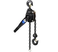 Manual Chain Hoist,with Dual-pawl Brake,G80 Manganese Steel Chain,360-degree Swivel Hook Chain Hoist,a Heavy-duty And Reliable Lifting Tool Suitable Lifting And Rigging Applications(3/4ton-10ft)