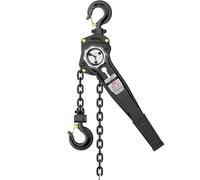 Manual Chain Hoist with Lever, 1.6-6 Ton Capacity, 10-30 Feet Steel Ratchet Chain Pulley, Heavy Duty Lifting Equipment for Construction and Warehouse Use