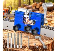 Manual Chainsaw Chain Sharpener, for Bosch UniversalChain18V-40 | Compact manual chain sharpening tool with 5 grinding heads, guided adjustment and firm chain support for routine maintenance.