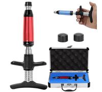 Manual Chiropractic Activator, 6 Levels Adjustable (50-300N Force), for Scoliosis, Thoracic Spine, Cervical Spine Problems(Red)
