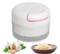 Manual chopped for garlic, crushed for meat and vegetables, a multifunctional cutter with bowl for spices, cheese, dried fruits and onions.