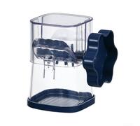 Manual Chopper for Nuts and Dried Fruits with 360° Rotating Handle - Multifunction Mill for Almonds and Chocolate in ABS for Transparent for Kitchen (Green)