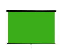 Manual Chroma Key Green Screen, Wall-Mounted, Pull Down Auto-Locking Wall Mount Backdrop for video transmission,webcam meeting