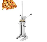 Manual Churros Machine,2L/3L Stainless Steel Spanish Donut Dessert Machine with 5 Molds,Latin Fruit Churro Jam Filling Machine,Churro Press Kit,for Restaurant Hotels Cafeterias Bakery(3L)