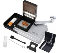 Manual Cigarette Tamping Machine 8 mm with Storage Box and 4 Accessories, Double Track Tamping Machine for Cigarettes (without Cloggings), Ideal Cigarette Tamping Machine for Home and On the Go