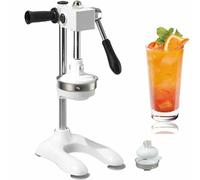 Manual Citrus Juicer - 304 Stainless Steel and Aluminum Alloy, Easy-Clean Design for Juicing Oranges, Lemons, and Other Citrus Fruits
