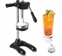Manual Citrus Juicer - 304 Stainless Steel and Aluminum Alloy, Easy-Clean Design for Juicing Oranges, Lemons, and Other Citrus Fruits