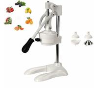 Manual Citrus Juicer, Cast Iron Orange Lemon Lime Pomegranate Press, Large Hand Juicer, Easy Clean, Kitchen Fruit Juicing Tool