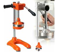 Manual Citrus Juicer, Cast Iron & Stainless Steel, Easy-Clean, Hand Press for Oranges Lemons Limes, Heavy Duty juicing Tool