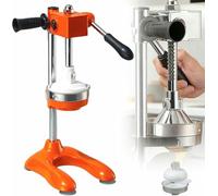 Manual Citrus Juicer, Cast Iron & Stainless Steel, Easy-Clean Reamer for Oranges, Lemons, Limes - Heavy Duty Juicing Tool