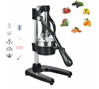 Manual Citrus Juicer - Efficient Cast Iron Juicer for Juicing Oranges, Lemons, Limes, and Pomegranates - Easy to Clean and Use