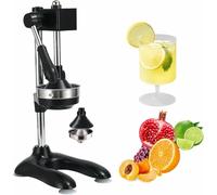 Manual Citrus Juicer, Hand Press for Oranges, Lemons, Lime, Easy Clean Stainless Steel, Kitchen Gadget