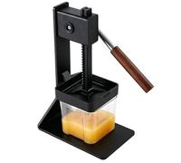 Manual Citrus Juicer, Heavy-Duty Aluminum Fruit Press with Plastic Collection Box & Removable Filter for Quick Juicing at Home or Commercial Use