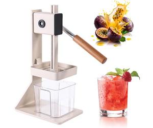 Manual Citrus Juicer, Heavy Duty Juice Extractor with Anti-Slip Base, Detachable Filter, Quick Juicing for Fresh Orange & Lemon