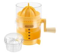 Manual Citrus Juicer,Lemon Orange Lime Hand Press with Rotating Crank,Ergonomic Hand Crank Press Lime Citrus Fruit Juicers,Multifunctional Squeezer for Lemon, Orange, Limes, Grapefruit