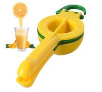 Manual citrus juicer, multifunctional ergonomic hand press for on the go, hand press, suitable for home, kitchen, bar, cooking, food, chef, bartender, summer, citrus fruits, lime, orange, lime