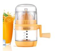 Manual Citrus Juicer - Stainless Steel Silver with Cup, Lime Press for Use on the Countertop, Portable Extractor for Baby Food, Grapefruit, Heavy Duty Squeezing Tool | Pomegranate