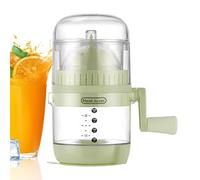 Manual Citrus Juicer - Stainless Steel Silver with Cup, Lime Press for Use on the Countertop, Portable Extractor for Food, Grapefruit, Heavy Duty Squeezing Tool | Pomegranate