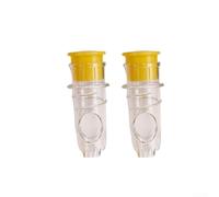Manual Citrus Juicer with Screw Top Design and Integrated Filter for Smooth Lemon Juice Extraction, Compact Portable Squeezer for Various Uses (Yellow)