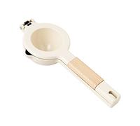 Manual Citrus Press Juicer with Wood Grips Metal Handheld Lemon Squeezer for Orange Lime Fruit Juice Extraction