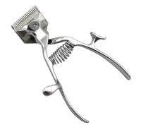 Manual Clippers Haircut, Manual Hair Clippers 2Pcs Handheld Stainelss Steel Springed Hair Ergonomic Quiet Easy Wash Barber Tools for Home, Salon