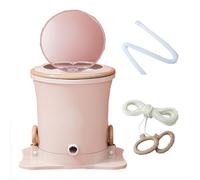Manual Clothes Spin Dryer 17x15in 17x18.5in Spin Dryer Non-Electric Convenience And Efficiency For RV Apartments Dorms Camping Travel(Pink,Small)
