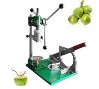 Manual Coconut Opener Machine, Commercial Tender Coconut Peeling Machine, 304 Stainless Steel, Adjust The Blocking Circle, Coconuts Hole Maker for Kitchen Bar Home(IT-MCP3)
