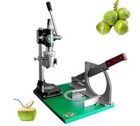 Manual Coconut Opener Machine, Commercial Tender Coconut Peeling Machine, 304 Stainless Steel, Adjust The Blocking Circle, Coconuts Hole Maker for Kitchen Bar Home(IT-MCP1)