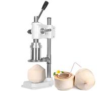 Manual Coconut Opener with a Labor-Saving Lever Design Makes Opening Coconuts and Extracting Juice Easy for Both Commercial and Home Use, Say Goodbye to The Hassle of Chopping(White)