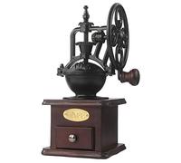 Manual Coffee Grinder, Antique cast Iron Hand Coffee Grinder with Grinding Set and Grab Drawer Burr Coffee Bean Grinder
