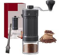Manual Coffee Grinder, Coffee Bean Grinder with Brush, 40 Adjustable Grind Levels, Coffee Grinder Burr for Espresso, for Home Travel Office