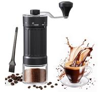 Manual Coffee Grinder, External 40 Adjustable Settings Coffee Bean Grinder Hand Coffee Grinder for Espresso, Aeropress Pour Over,Moka pots,French Press,Home,Office,Travel