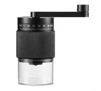 Manual Coffee Grinder with 35 Grinding Levels, Hand Mill with Ceramic Grinder Made of Plastic, Ergonomic, Portable for Travel and Camping, Easy to Clean, Black