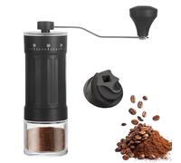 Manual Coffee Grinder with Ceramic Conical Burr, 40 Adjustable Grind Settings, Portable Hand Coffee Bean Grinder with External Adjustment, 25-30g Capacity for Espresso, Aeropress, Pour Over, French Pr