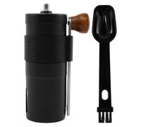 Manual Coffee Grinder with Hand Crank Coarseness Adjustable Hand Coffee Grinder Ceramic Burr Coffee Grinder Stainless Steel Coffee Bean Grinder with Cleaning Brush for Home Travels Camping