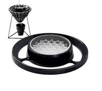 Manual Coffee Pourer - Control Filter Holder, Cone Infuser Design | Coffee Maker Kit, Fine Kitchen Accessory, Compact Pourer Stand for Morning Break Hot Coffee Moment