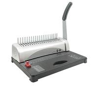 Manual Coil Binding Machine, 21 Hole Puncher with Adjustable Spacing, Fixed Paper Slider, Max Binding Capacity 450 Pages, Ideal for A4/A5 Documents