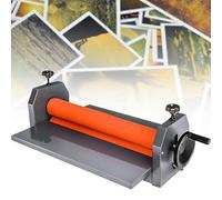 Manual Cold Laminator, Foldable Laminating Machine, 650mm Film Width, Coating Thickness 15mm, Labor-Saving Handwheel for Poster, Advertising Photo, Book Cover